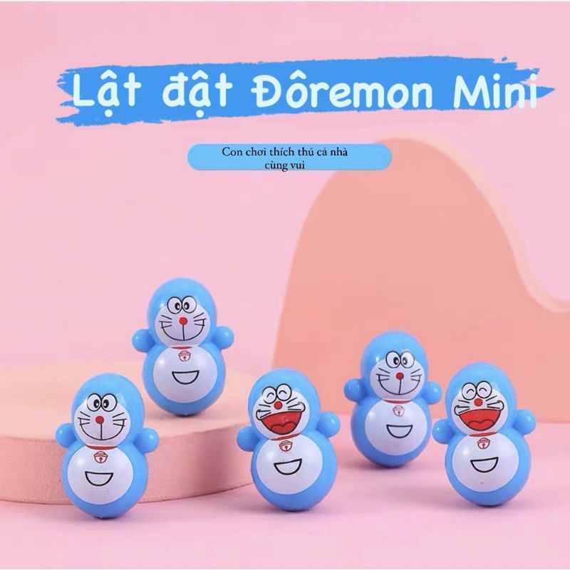 Đồ chơi lật đật mini bé bự Doremon mi nhon Minion dễ thương