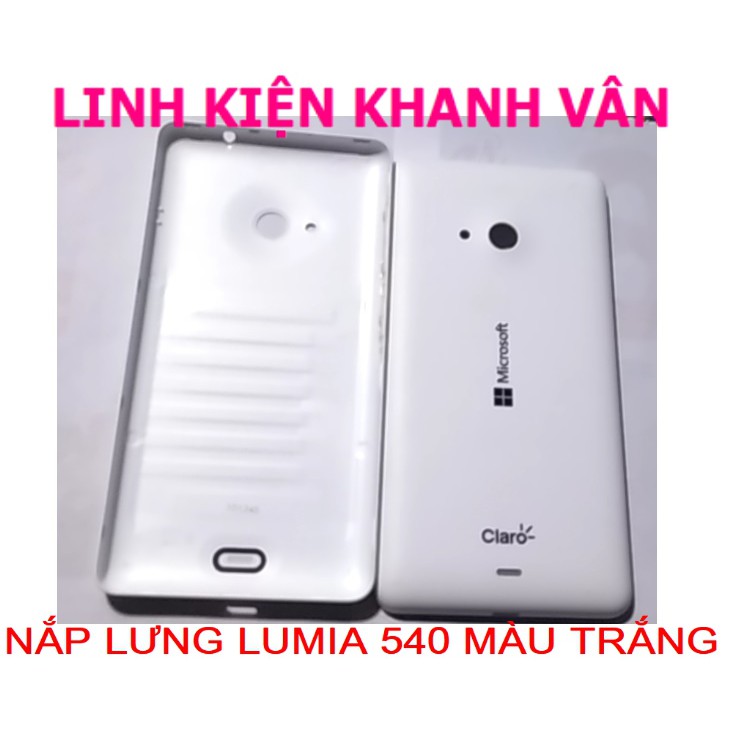 NẮP LƯNG LUMIA 540 MÀU TRẮNG