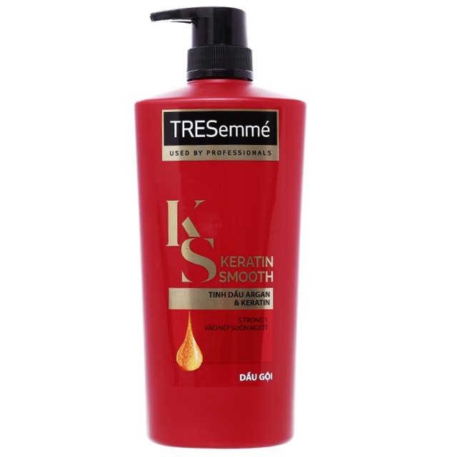 Dầu gội TRESemmé Keratin Smooth tinh dầu Argan 650g