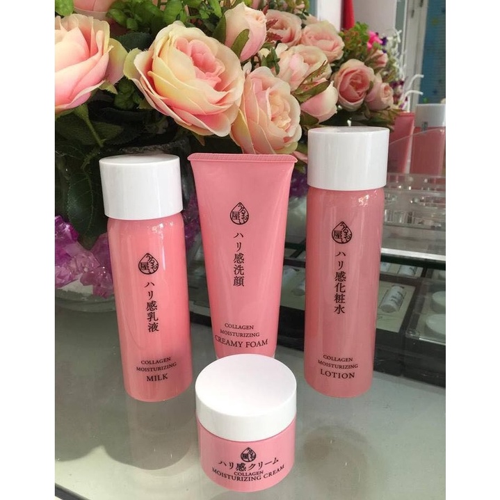 Combo Sữa Rửa Mặt, Nước dưỡng, Sữa dưỡng Naris Uruoi Collagen Nhật Bản