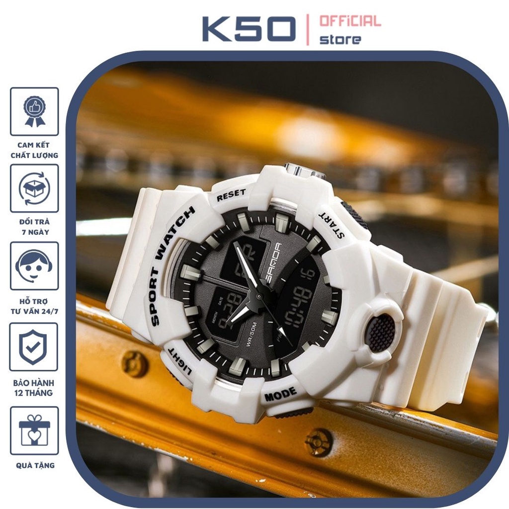 Đồng hồ nam SANDA 3130 thể thao kim điện tử