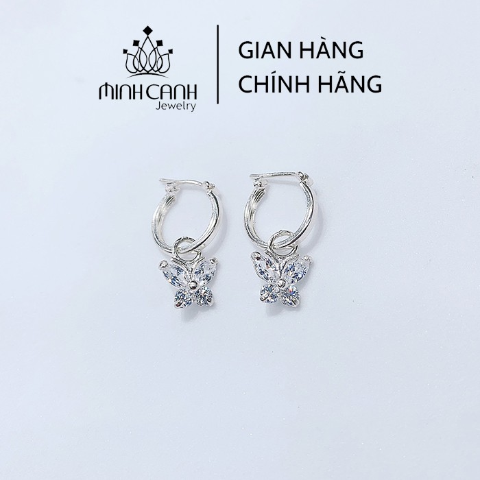 Bông Tai Bạc Hình Bướm Xinh Xắn Cho Bé Yêu - Minh Canh Jewelry
