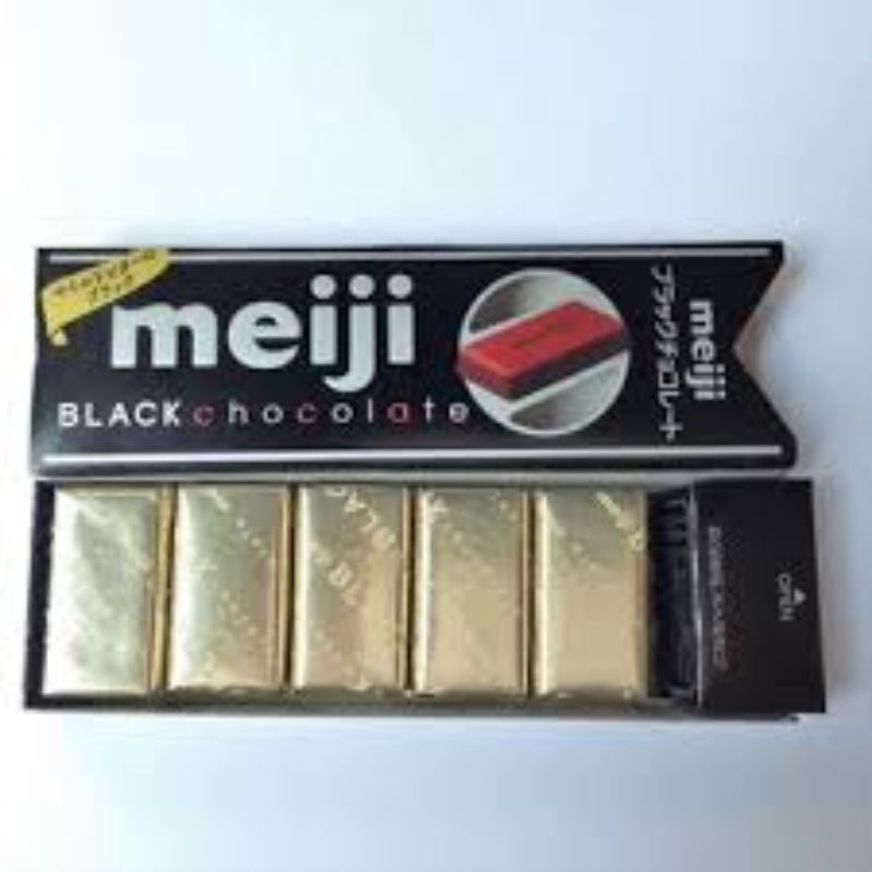 (Hộp 41g) Black Chocolate - Socola Đen Meiji Nhật Bản