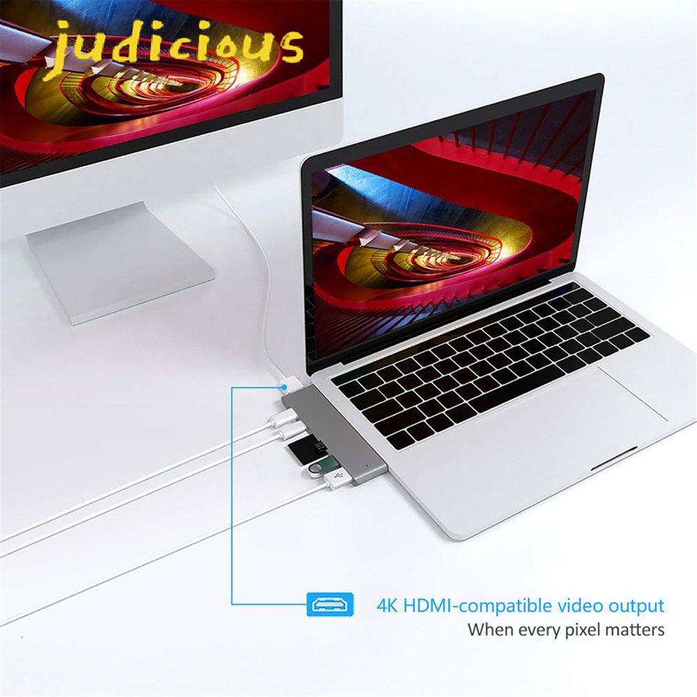 Bộ Chuyển Đổi Hub Usb 3.1 Type-C Sang Hdmi 4k Thunderbolt 3 Usb C Cho Macbook Pro / Air | BigBuy360 - bigbuy360.vn