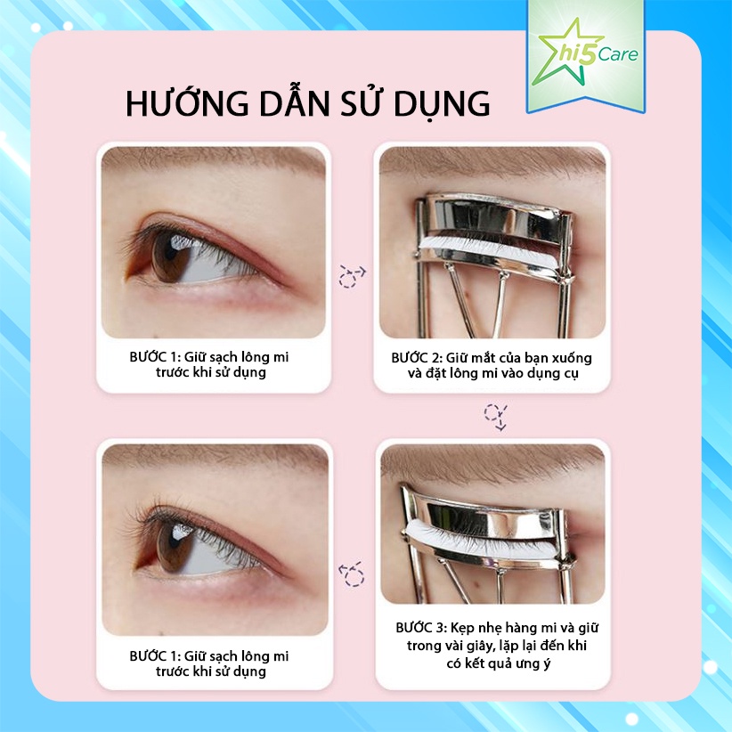 Dụng Cụ Uốn Lông Mi Xoăn Tự Nhiên Bằng Thép Không Gỉ #bm2