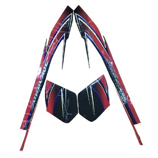 Bộ tem 3 lớp airblade đời 2008 - 2009 Việt Nam - màu Đỏ - G804 (8162)