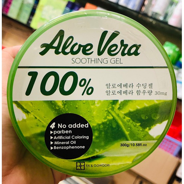 Gel Dưỡng Da Lô Hội Aloe Vera Soothing Gel Ra&Gowoori 300g