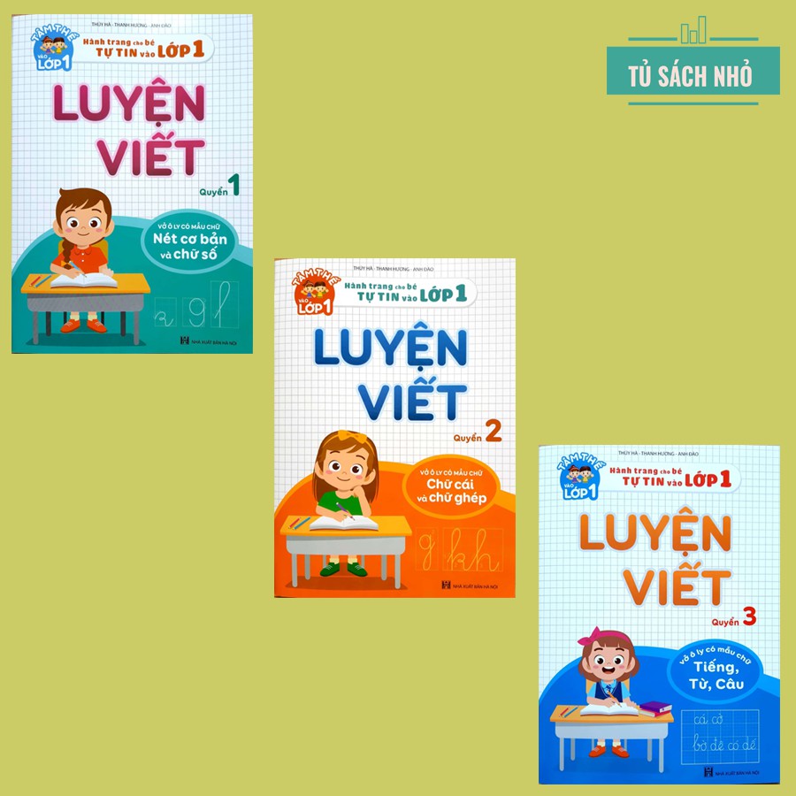 Sách - Combo 3 cuốn Luyện viết - Hành trang cho bé tự tin vào lớp 1