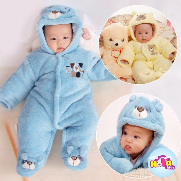 Body Bông Cho Bé Sơ Sinh Chất Dày Dặn Cho Bé Trai Bé Gái 3-12 kg
