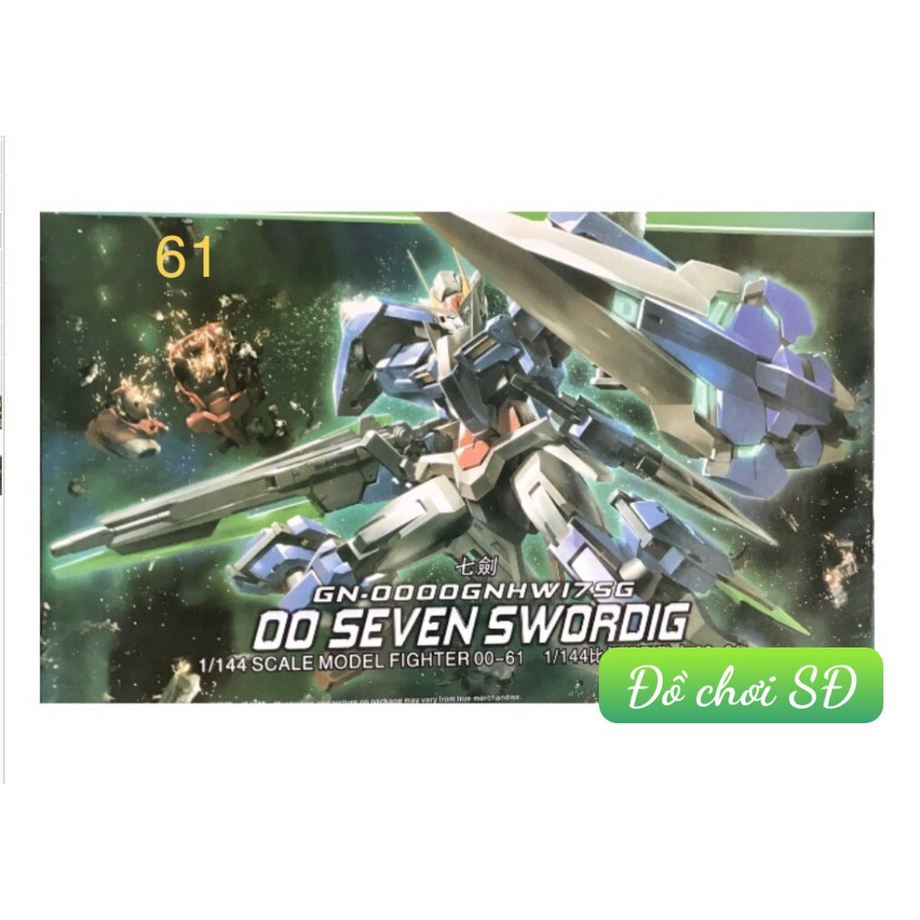 GUNDAM - HỘP LẮP RÁP 00 SEVEN SWORDIG 61