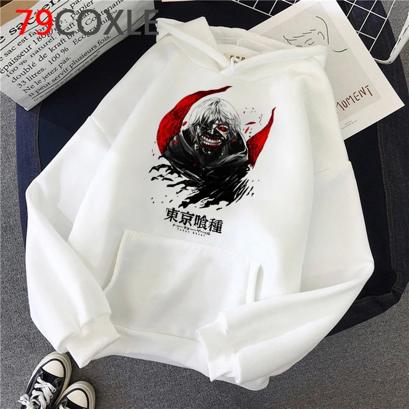 Áo Hoodie In Họa Tiết Hoạt Hình Tokyo Ghoul Phong Cách Nhật Bản Thời Trang Cho Nam