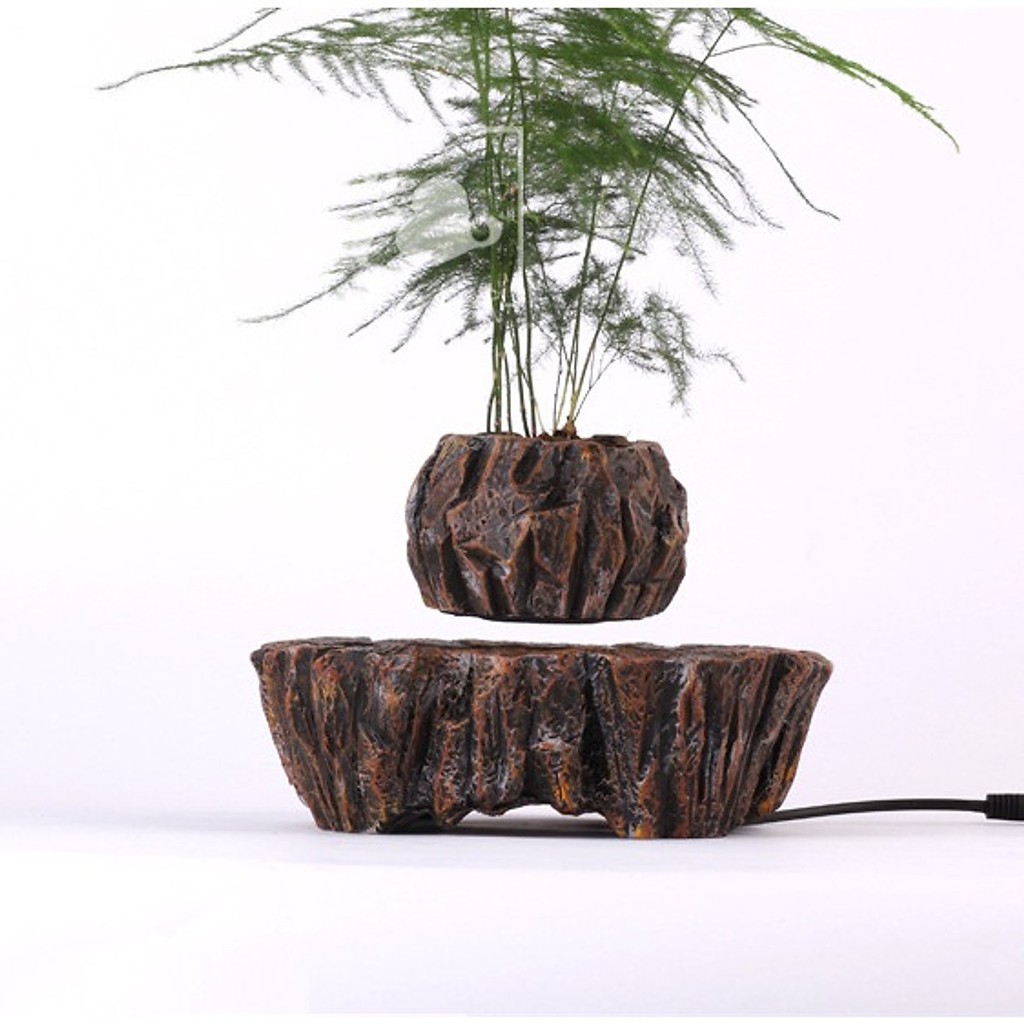 Chậu cây từ Air Bonsai bay lơ lửng nam châm điện vĩnh cửu