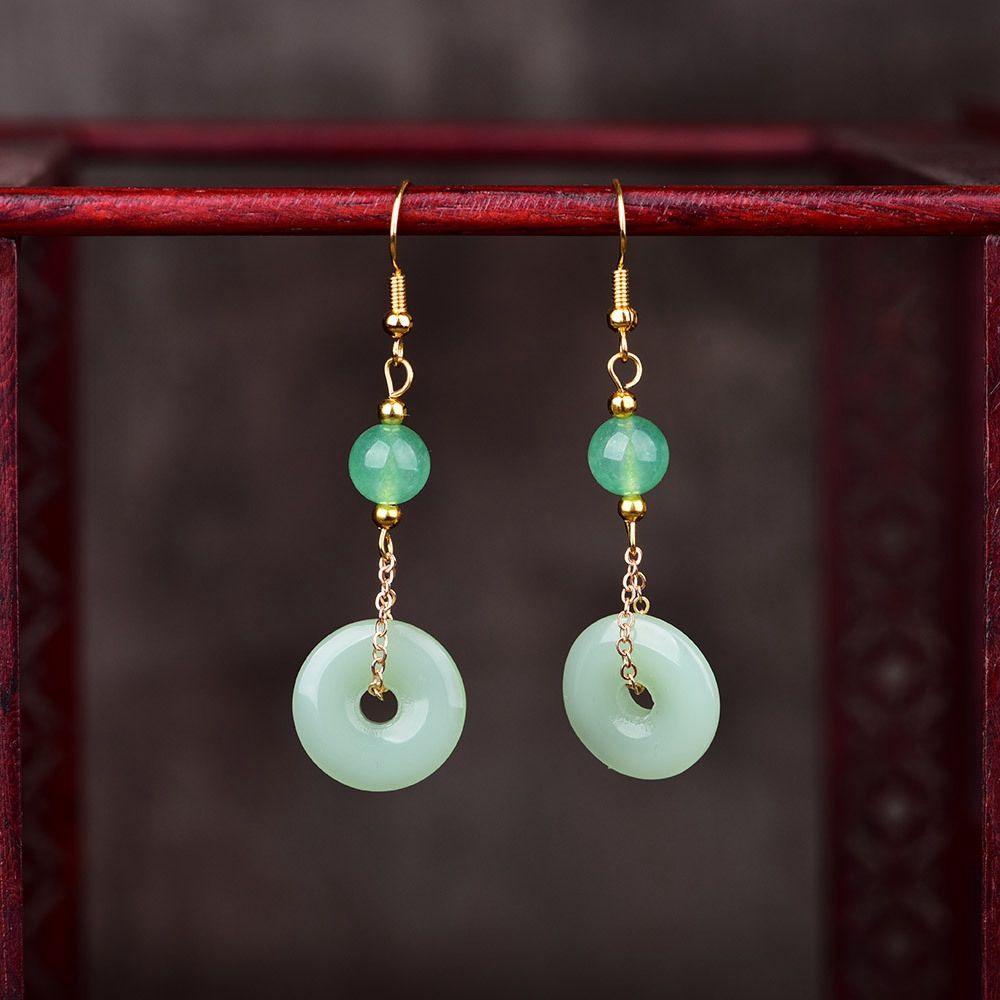 Bông Tai Dáng Dài Phong Cách Trung Hoa Cổ Điển Thời Trang Cho Nữ