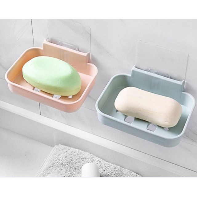 Khay Để Bánh Xà Phòng Dán Tường 1 Lớp Đáy Kín Hình Mặt Cười Tiện Lợi 2454 Korea Store 88