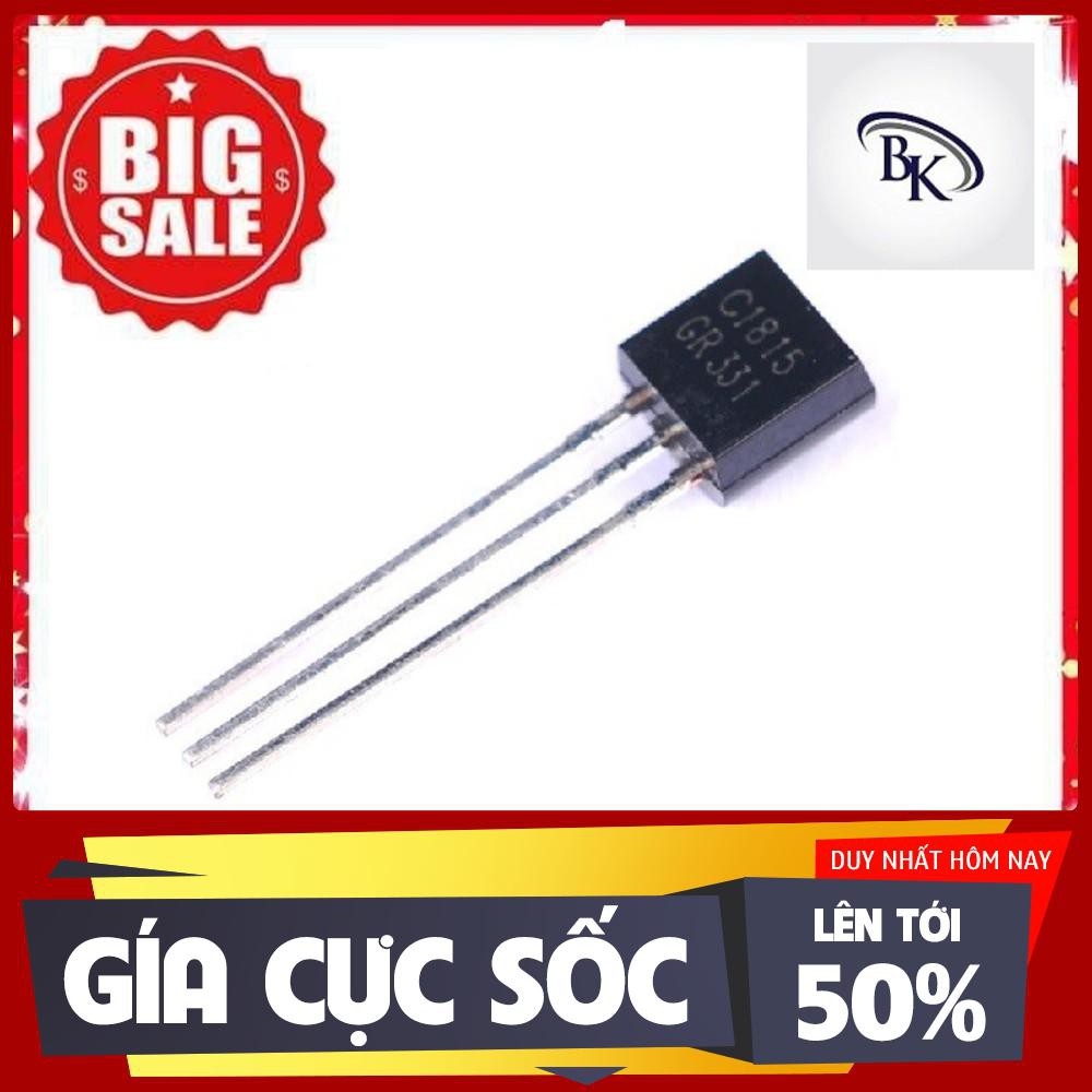 Combo 10 Transistor  NPN C1815 0.15A-50V( Chân cắm TO-92)-linhkiendientubk