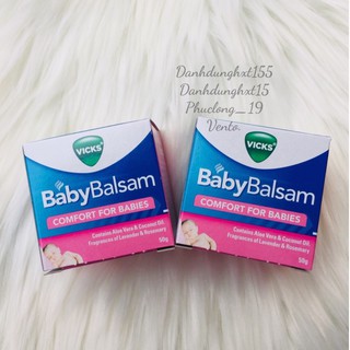 Dầu Vicks Baby Balsam 50g (mẫu mới) 3m+