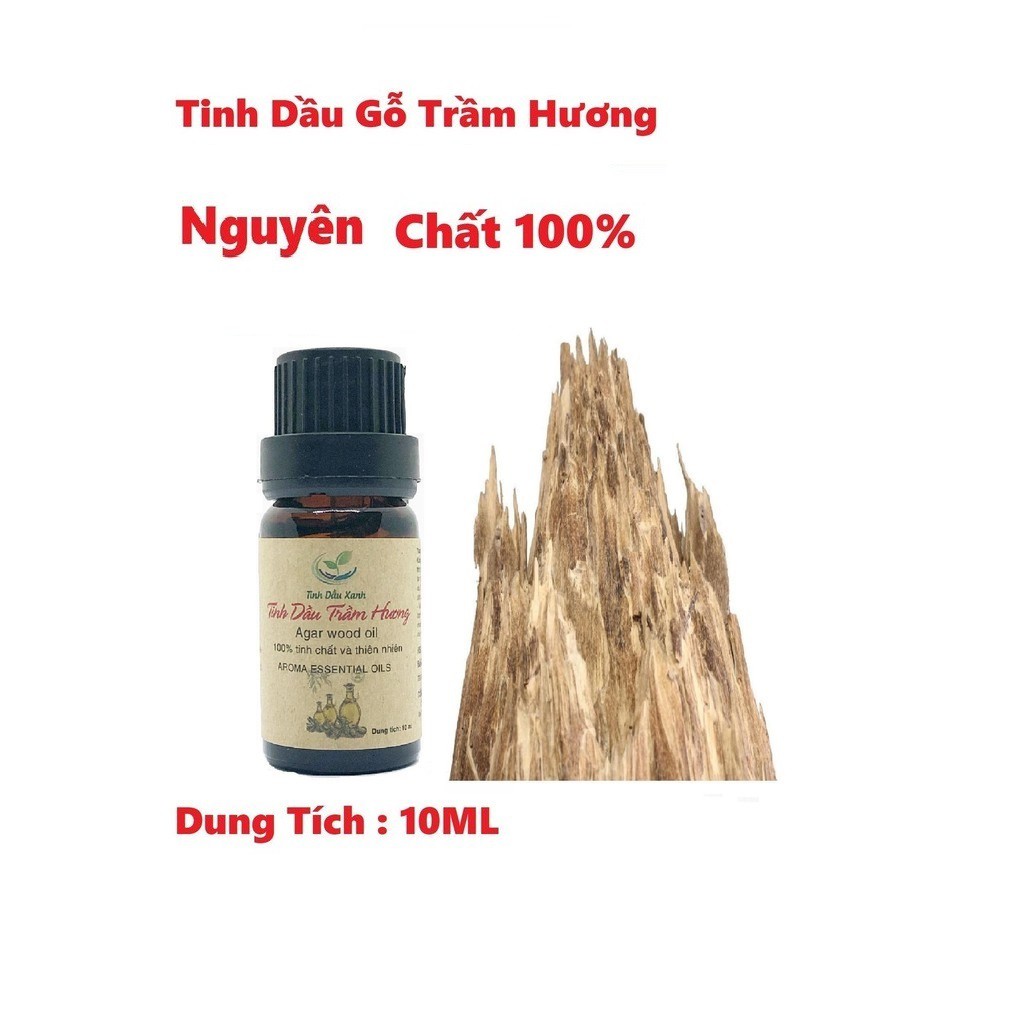 Tinh Dầu Gỗ Trầm Hương Tinh Dầu Xanh Nguyên Chất 10ml