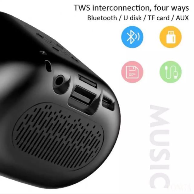 Loa không dây di động mini Y22 TWS bluetooth 5.0 , âm thanh nổi HiFi  kết nối được 2 loa với nhau