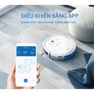 Robot hút bụi lau nhà Ecovacs Deebot DJ35, Hàng Chính Hãng, Mới, Giá Rẻ . [ App sử dụng tiếng việt ] . sẵn