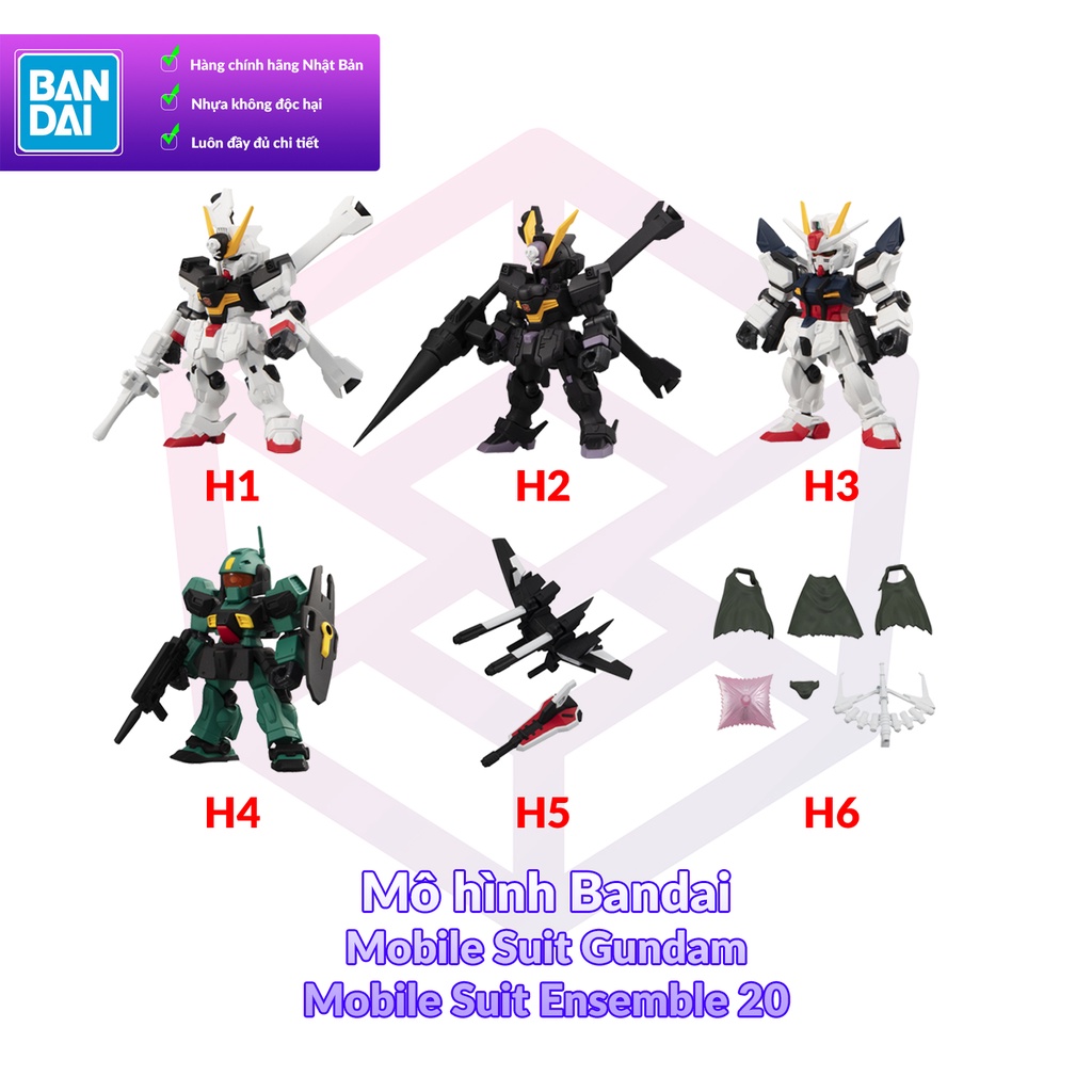 Mô hình Bandai Mobile Suit Gundam Mobile Suit Ensemble 20 [FCH]