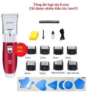 TÔNG ĐƠ CẮT TÓC GIA ĐÌNH FULL, TÔNG ĐƠ CẮT TÓC 8 SIZE CẮT ĐƯỢC NHIỀU KIỂU TÓC HƠN KÈM QUÀ TẶNG S.T