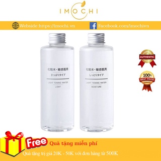Nước Hoa Hồng Muji Light Toning Water Nhật Nội Địa [200ml, 400ml]
