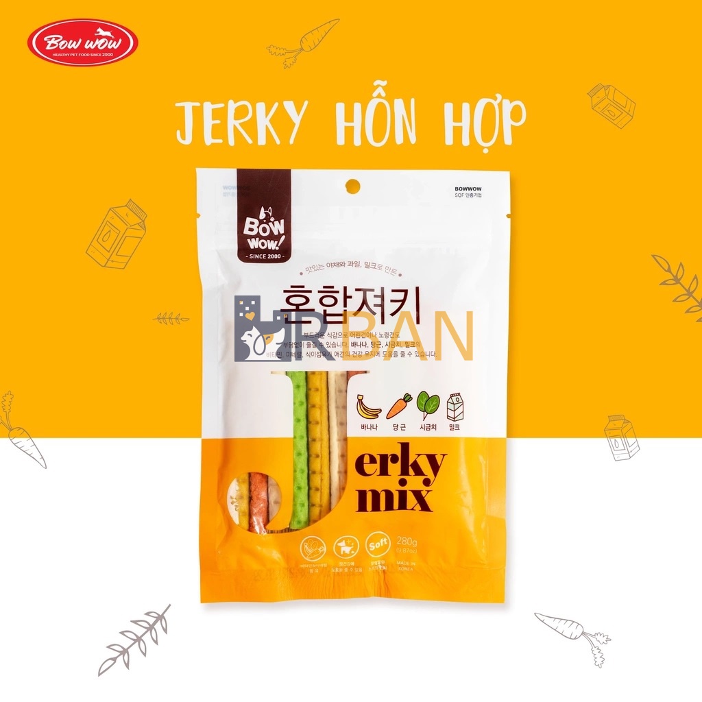 𝗨𝗥𝗕𝗔𝗡_𝗕𝗢𝗪𝗪𝗢𝗪_JERKY HỖN HỢP CHO CHÓ