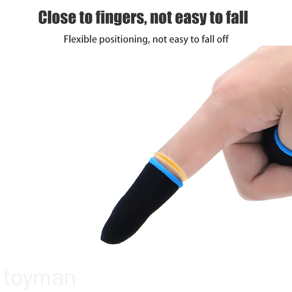 Set 2 Bao Ngón Tay Dệt Kim Chống Mồ Hôi Chơi Game