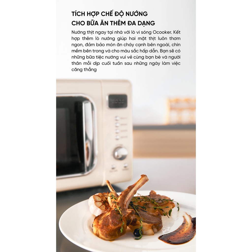 Lò vi sóng kèm nướng Xiaomi Qcooker CR-WB01S