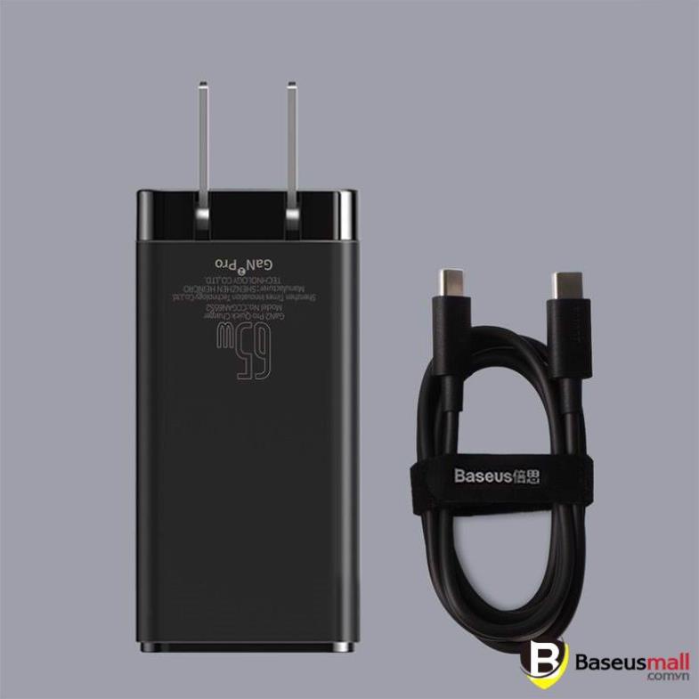 Bộ sạc nhanh Baseus GaN2 Pro Quick Charger 65W