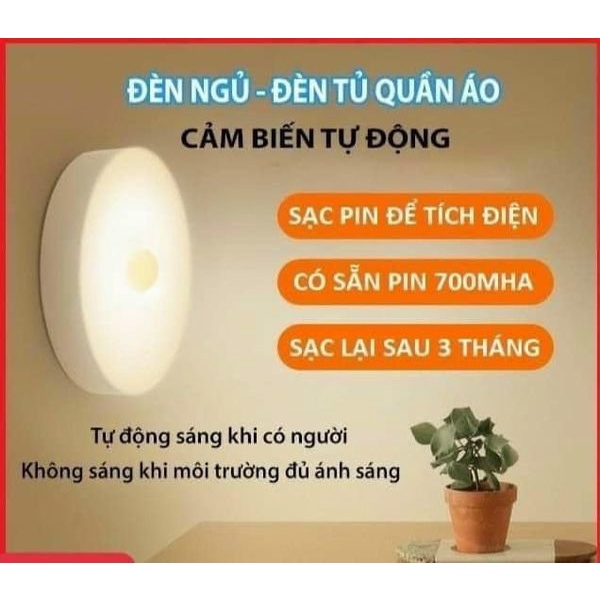 Đèn LED Cảm Biến Thông Minh Thích Hợp Cho Tủ Quần Áo, Hành Lang, Cầu Thang