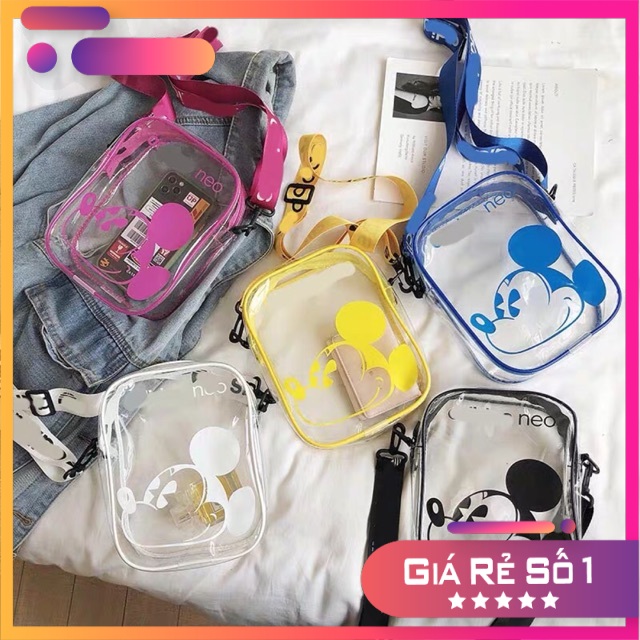 Túi nhựa trong Mickey Ulzzang