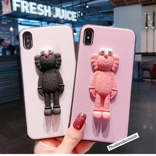 Ốp iphone viền dẻo_búp bê kaw nổi