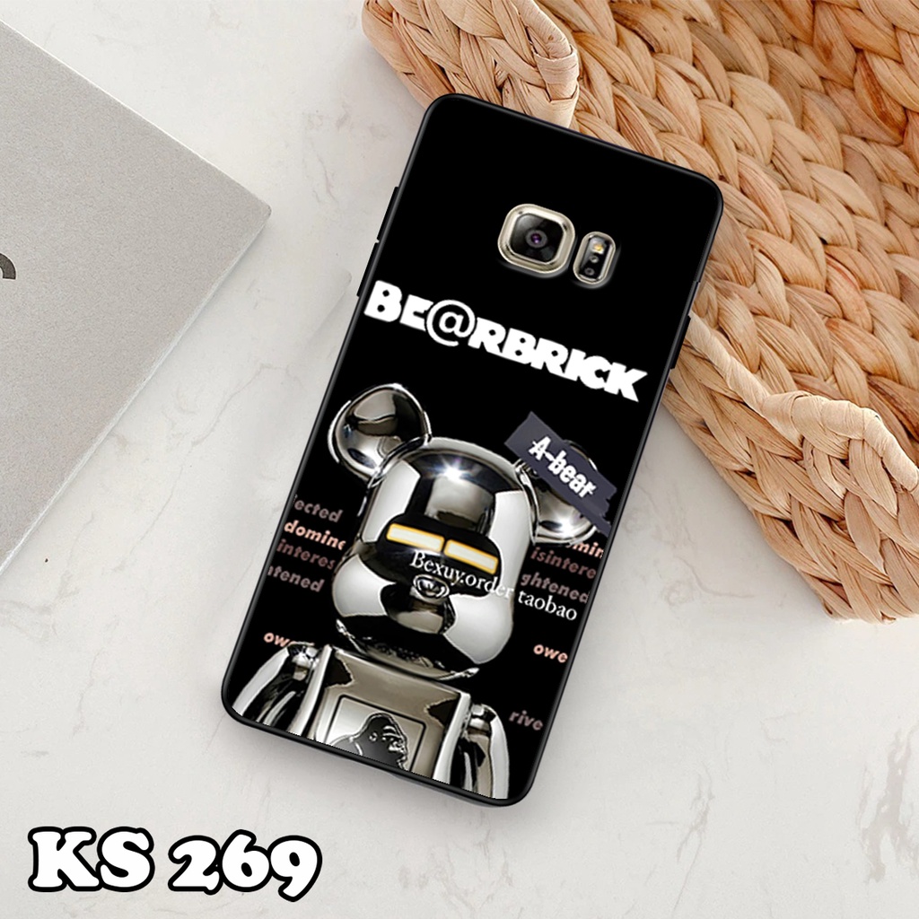 Ốp lưng Samsung S6 - Samsung S6 Edge - Samsung S6 Edge+ - Ốp in hình Gấu B.Ŗİ.ÇK - Lưng nhám viền TPU cao cấp