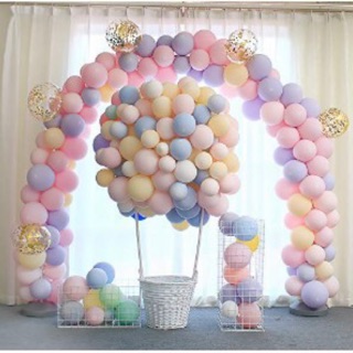 100 bóng màu Pastel đủ màu. Tặng dây kết bóng 5m