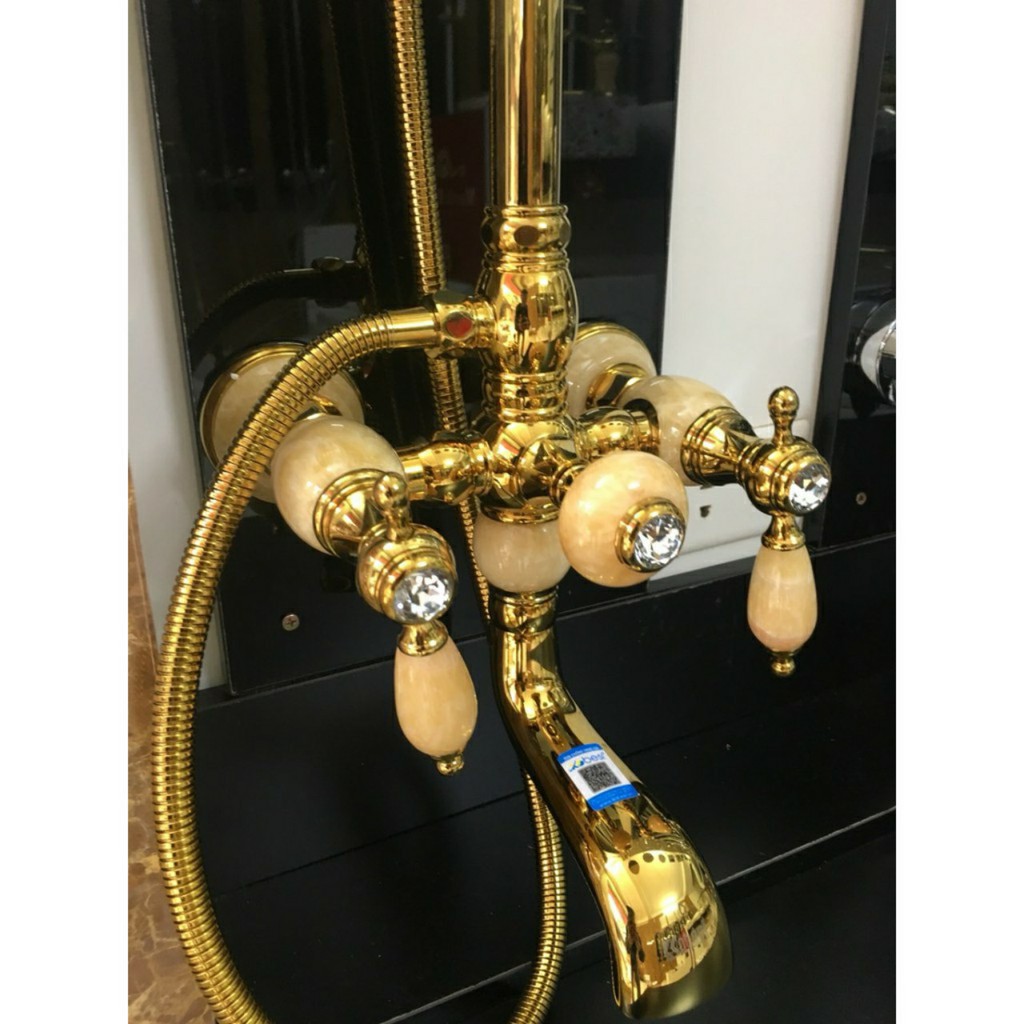 SEN CÂY TẮM ĐỨNG ĐỒNG MẠ VÀNG CAO CẤP KB8762, HÀNG CHÍNH HÃNG, BẢO HÀNH 2 NĂM