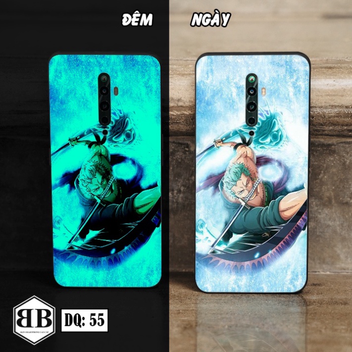 Ốp lưng kính Dạ Quang Oppo RENO 2 / RENO2 F / RENO2 Z    phát sáng trong đêm siêu ngầu