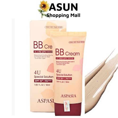 Kem Nền Chống Nắng Aspasia 4U Special BB Solution Cream SPF50 Pa+++