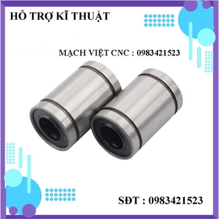 Con trượt tròn LM12UU LM16UU LM20UU LM25UU LM30UU LM35UU  dùng cho thanh trượt tròn không đế