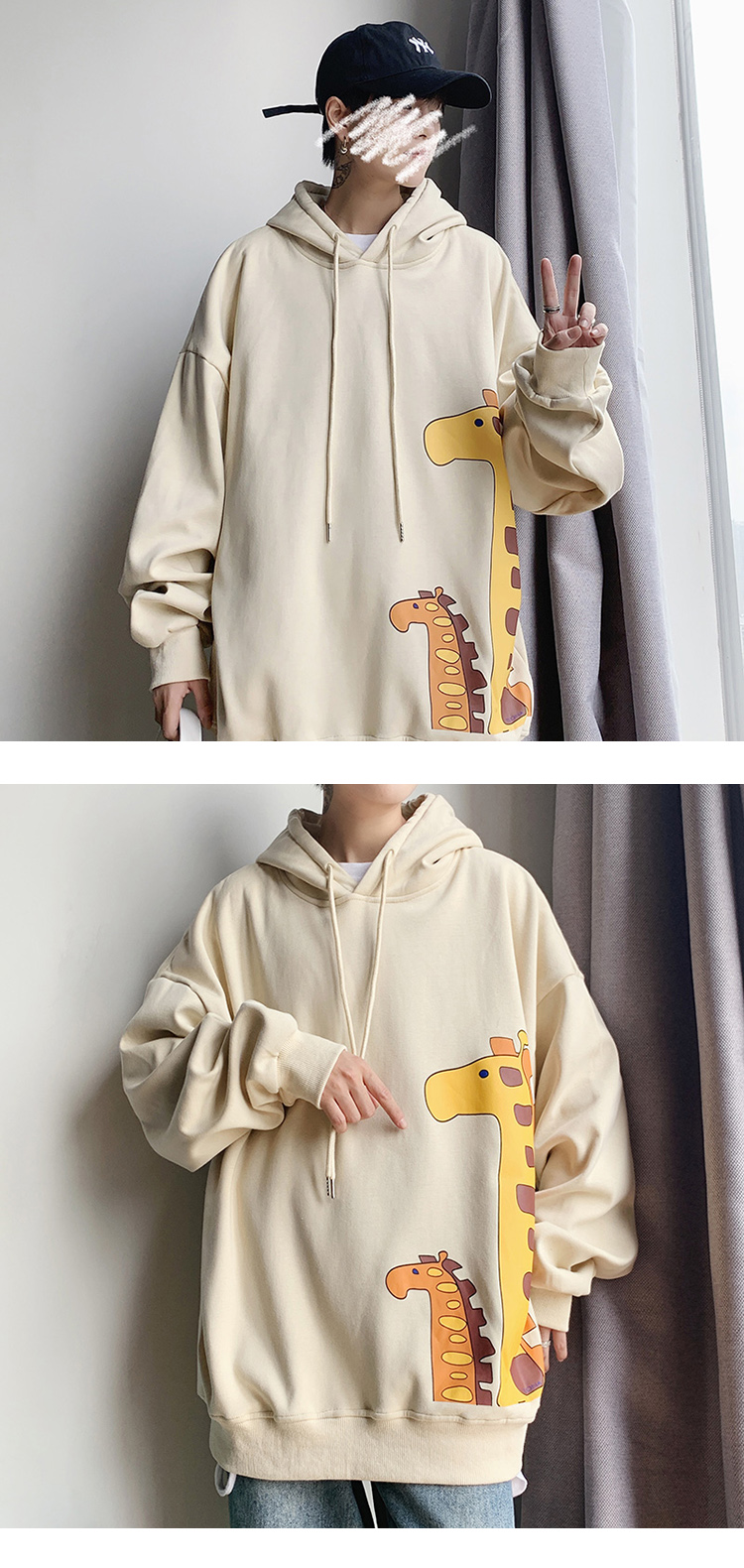 Áo Hoodie Dáng Rộng Nhiều Màu Tùy Chọn Thời Trang Cho Nam | BigBuy360 - bigbuy360.vn