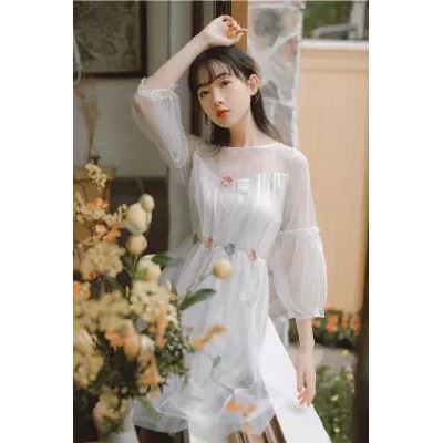 VáyUlzzang đính hoa - hàng có sẳn | BigBuy360 - bigbuy360.vn