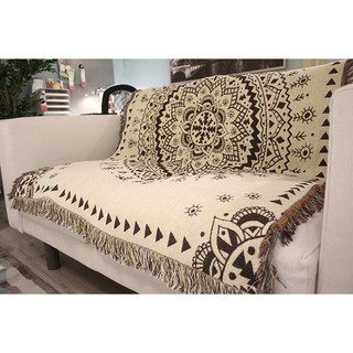 Thảm trải ghế sofa họa tiết thổ cẩm trang trí nhà cửa