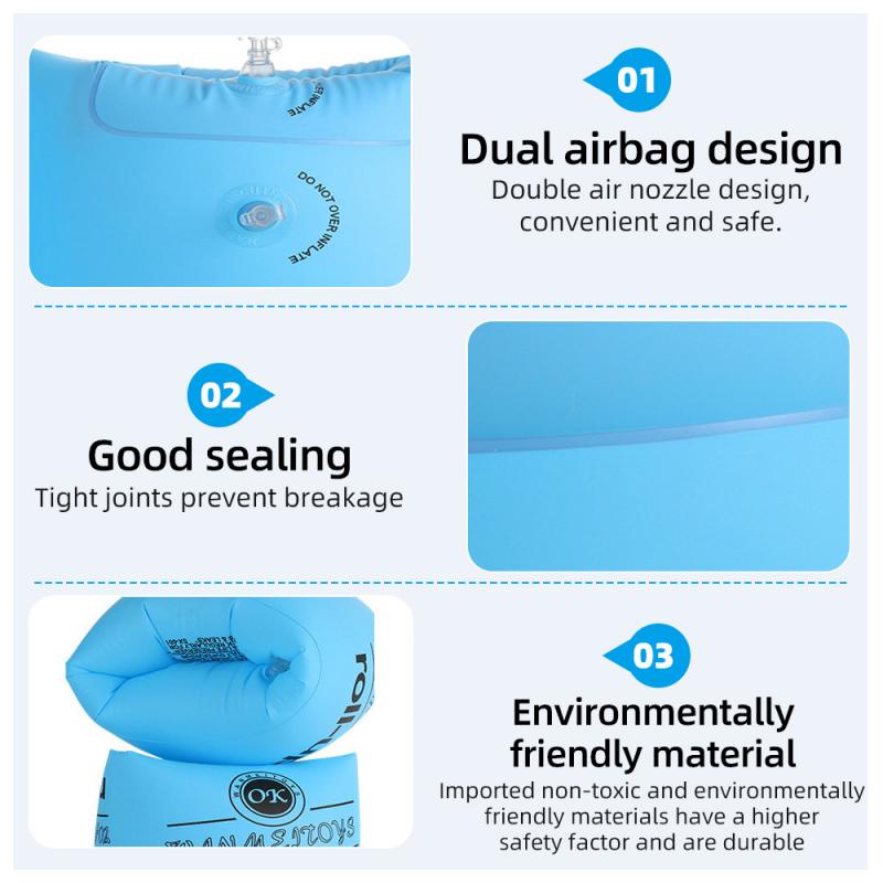 Bộ 2 Phao Bơi Đeo Cánh Tay HdoorLink Bằng PVC Dày Dặn Tiện Dụng Cho Người Lớn Và Trẻ Em