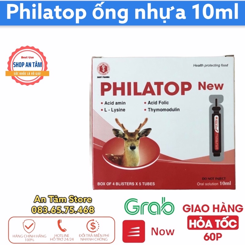 PHILATOP con hươu ống nhựa hộp 20 ống