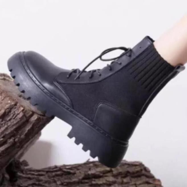 Boots Nữ, Giày Bốt Nữ Dr.Martens Boots Thu Đông Hottrend Phong Cách Màu Đen Minhtushoes Giày Dép Nữ Thời Trang Cao Cấp