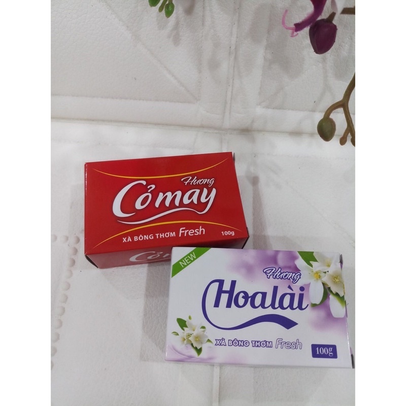 Bánh xà phòng cỏ may, hoa lài hàng Việt Nam chất lượng cao