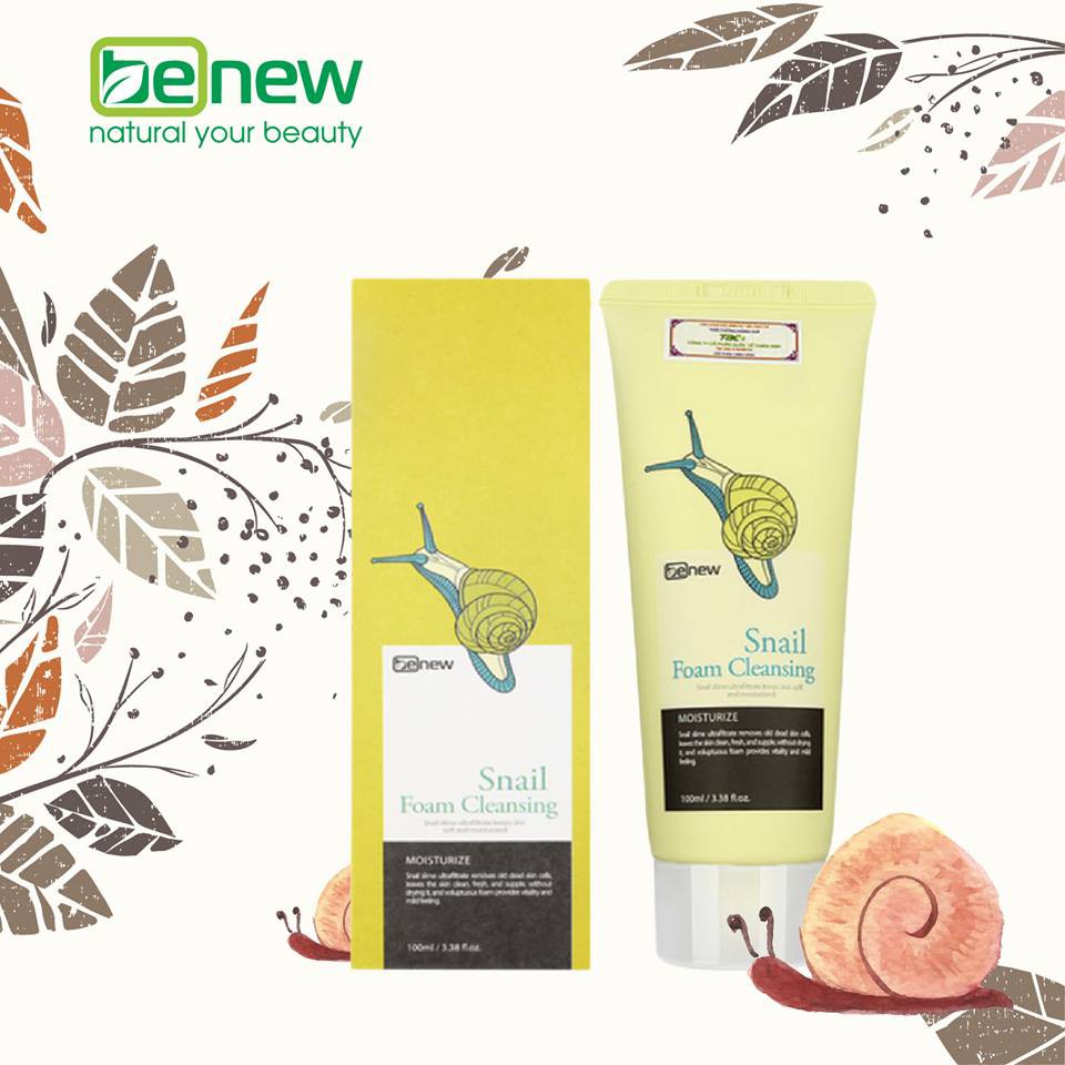 Sữa rửa mặt làm trắng và giảm vết thâm nám chiết xuất từ dịch ốc sên BENEW Snail 100ml - Hàn Quốc Chính Hãng | BigBuy360 - bigbuy360.vn