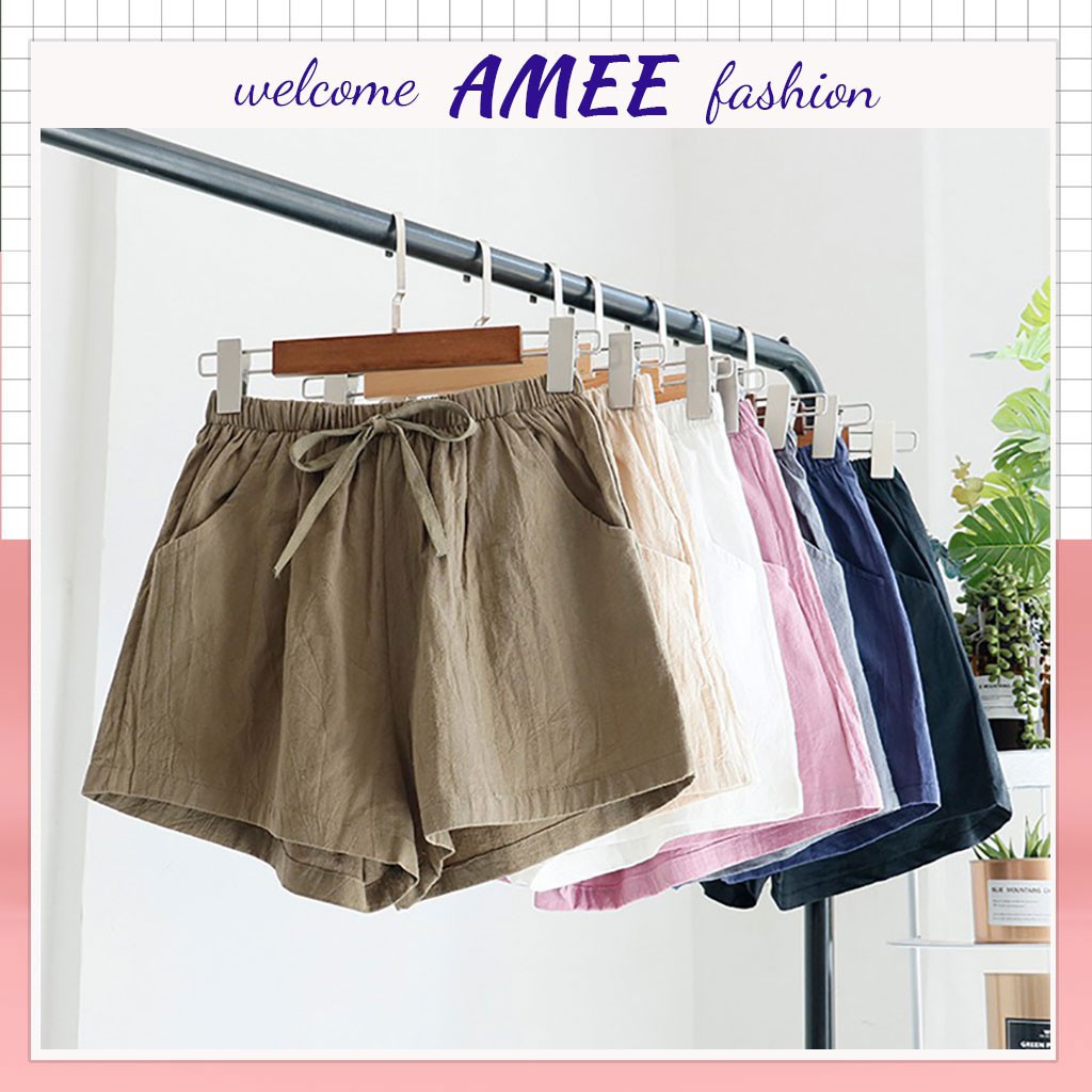 Quần short nữ ống rộng Amee Fashion