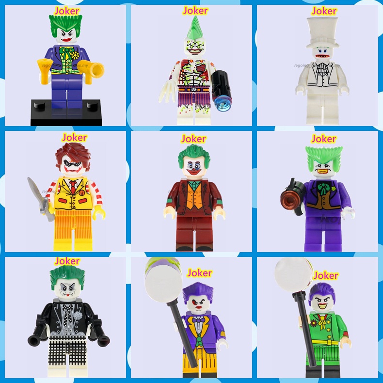 Bộ Đồ Chơi Lắp Ráp Mô Hình Nhân Vật Joker DC Mini Cho Trẻ Em