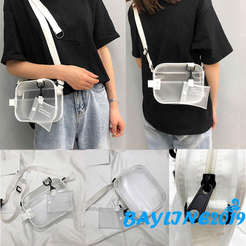 Túi xách nữ trong suốt kiểu dáng đơn giản thời trang
